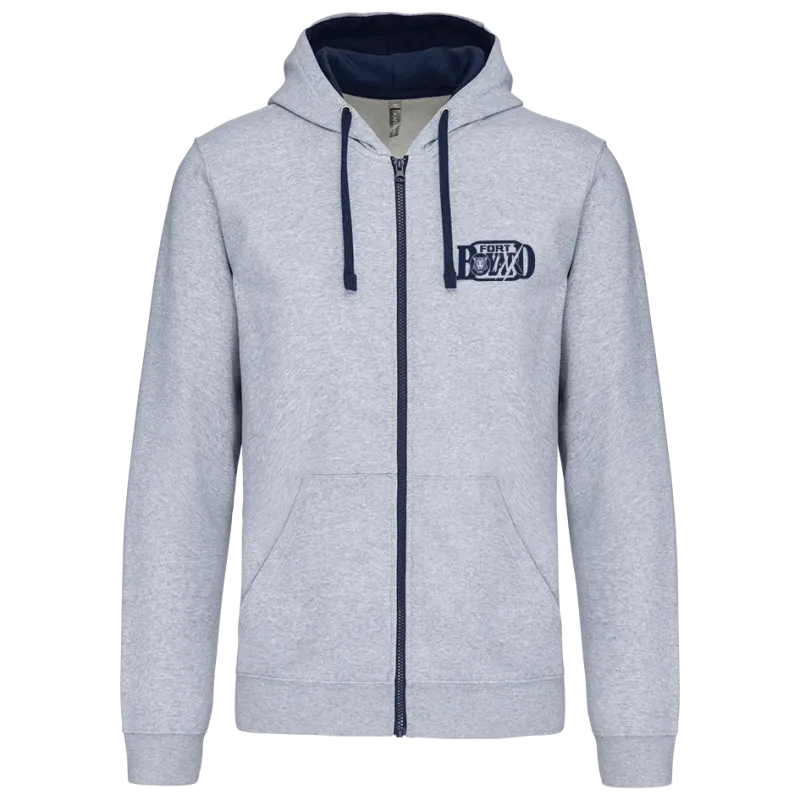 Sweat zippé capuche Homme Fort Boyard