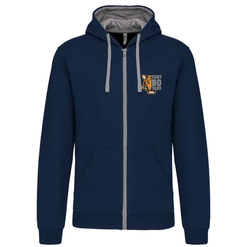 Sweat zippé capuche Homme Fort Boyard