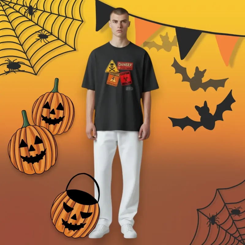 Tee Shirt Bio Homme Danger Halloween Fort Boyard