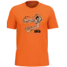 Tee Shirt Bio Homme  Squelette dinosaure Halloween Fort Boyard