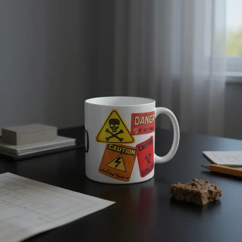Mug céramique Danger Halloween Fort Boyard