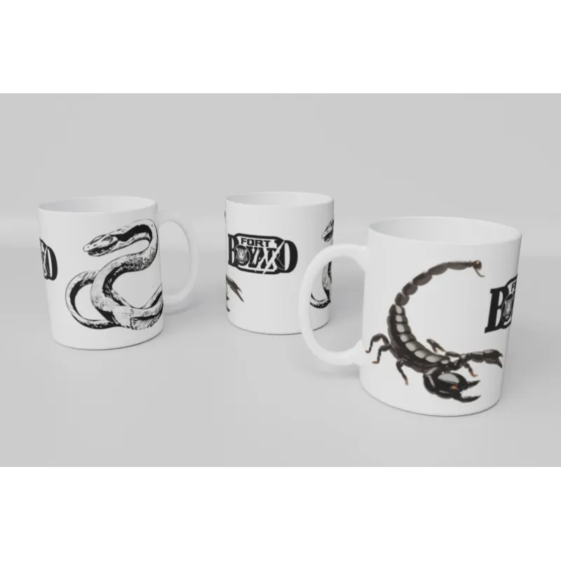 Mug céramique Scorpion + Serpent Halloween Fort Boyard