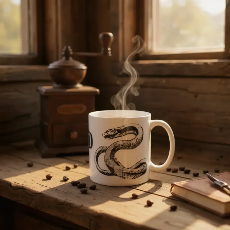 Mug céramique Scorpion + Serpent Halloween Fort Boyard