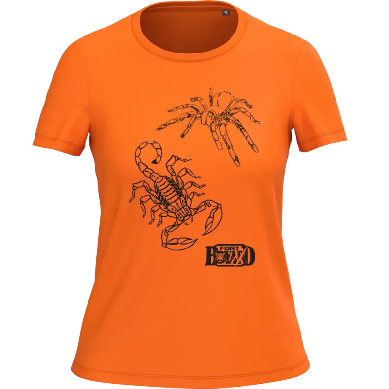 Tee Shirt Bio Femme Scorpion + Araignée Halloween Fort Boyard