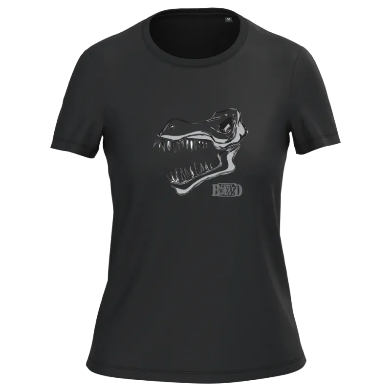 Tee Shirt Bio Femme Squelette Dinosaure Halloween Fort Boyard