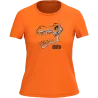 Tee Shirt Bio Femme Squelette Dinosaure Halloween Fort Boyard