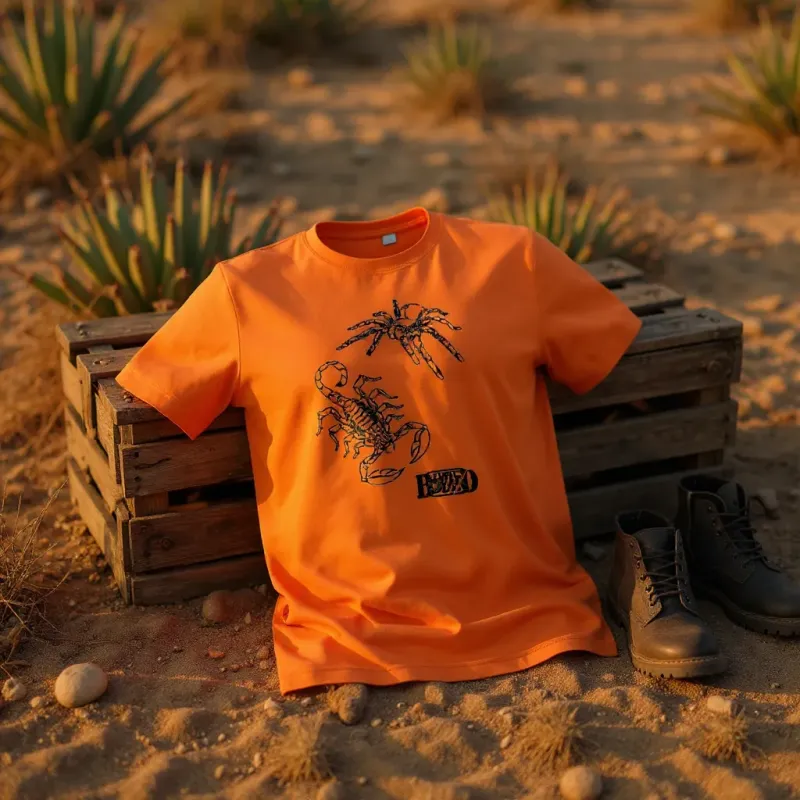 Tee Shirt Bio Enfant Scorpion+Araignée Fort Boyard