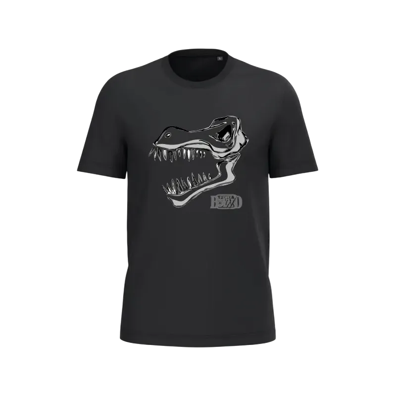 Tee Shirt Bio Enfant Squelette dinosaure Halloween Fort Boyard