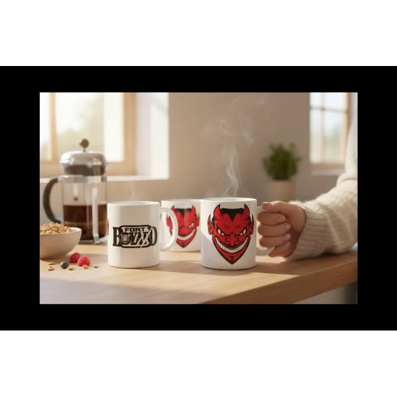 Mug céramique Tête de diable Halloween Fort Boyard