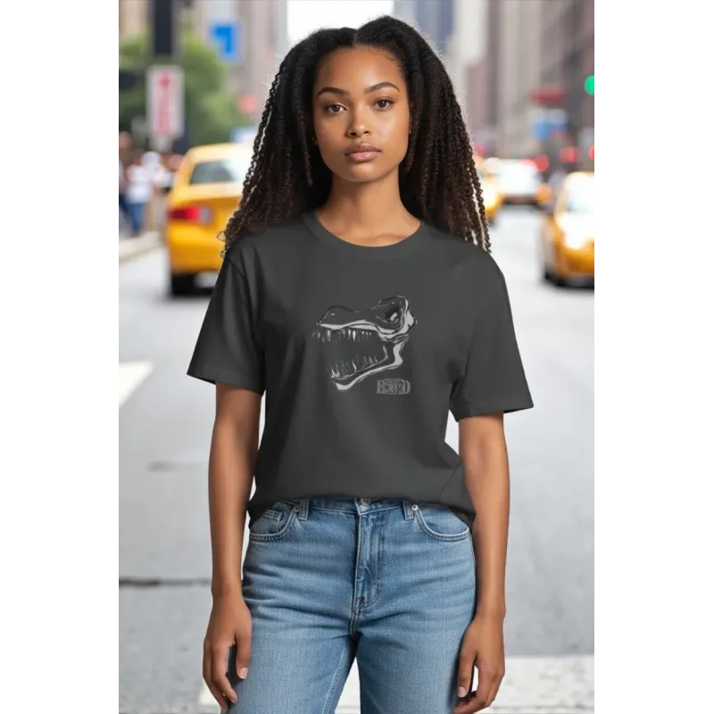 Tee Shirt Bio Femme Squelette Dinosaure  Fort Boyard