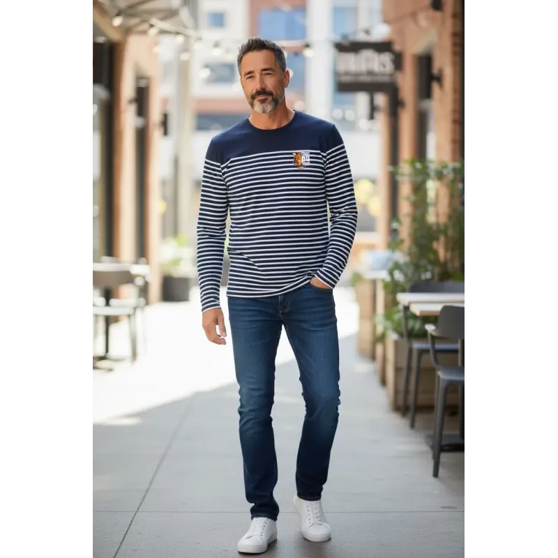 Marinière manches longues Homme Fort Boyard