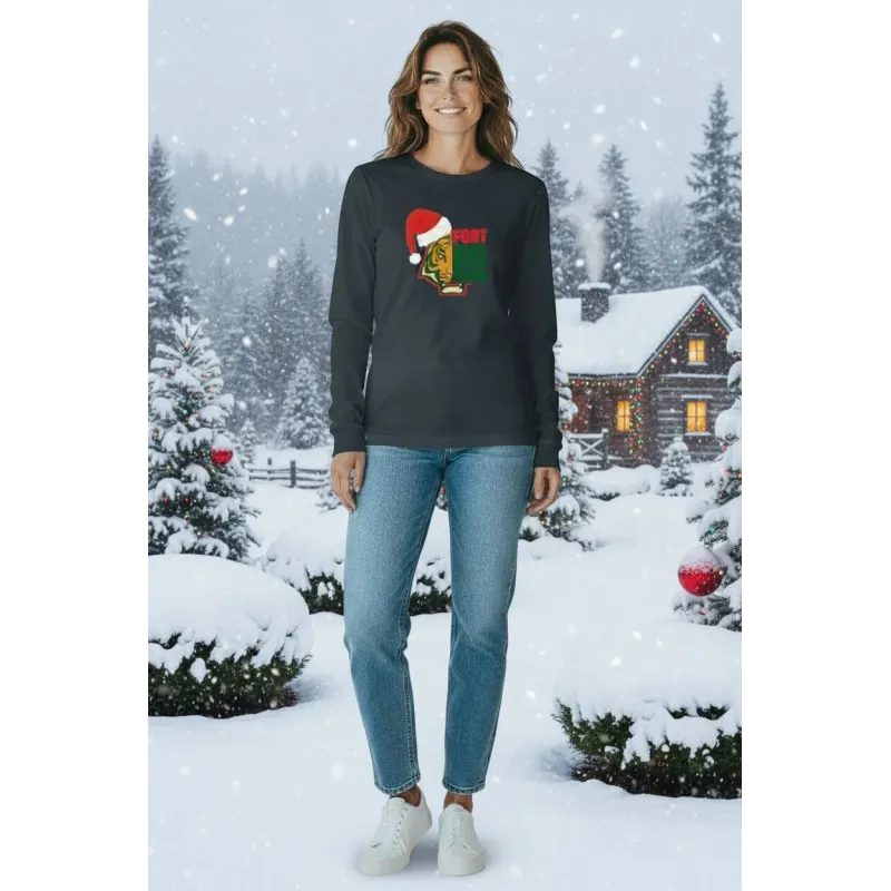 Tee shirt de Noël manches longues Femme Fort Boyard