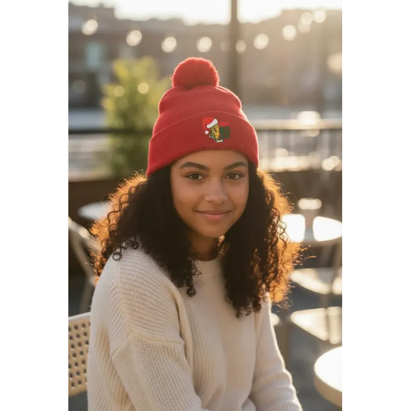 Bonnet pompon de Noël Enfant Fort Boyard