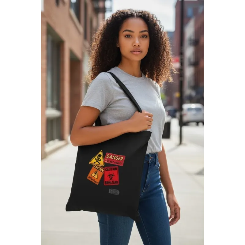Tote bag Panneau Danger Fort Boyard